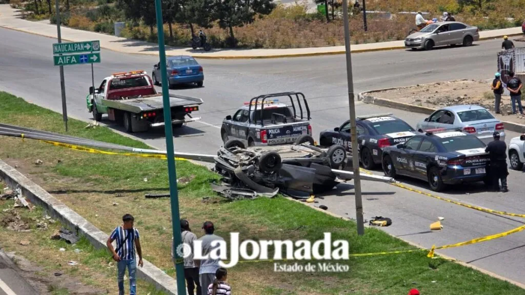 Accidente en la México-Toluca deja un fallecido