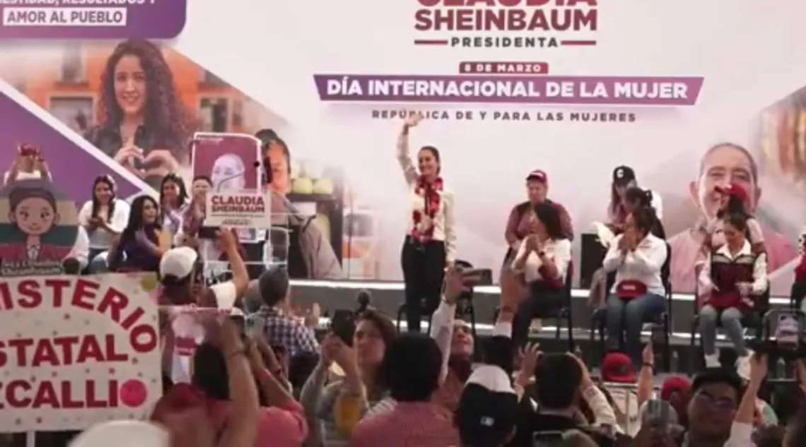 Claudia Sheinbaum en Tultitlán, se compromete a mejorar calidad de vida de mujeres