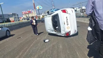 Se registra otro accidente en bulevar Aeropuerto por exceso de velocidad