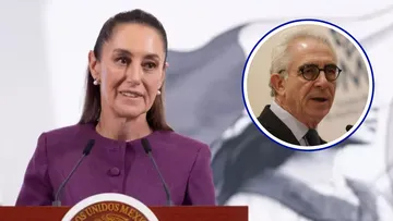 La presidenta Claudia Sheibaum, durante su conferencia matutina desde Palacio Nacional, en la Ciudad de México.