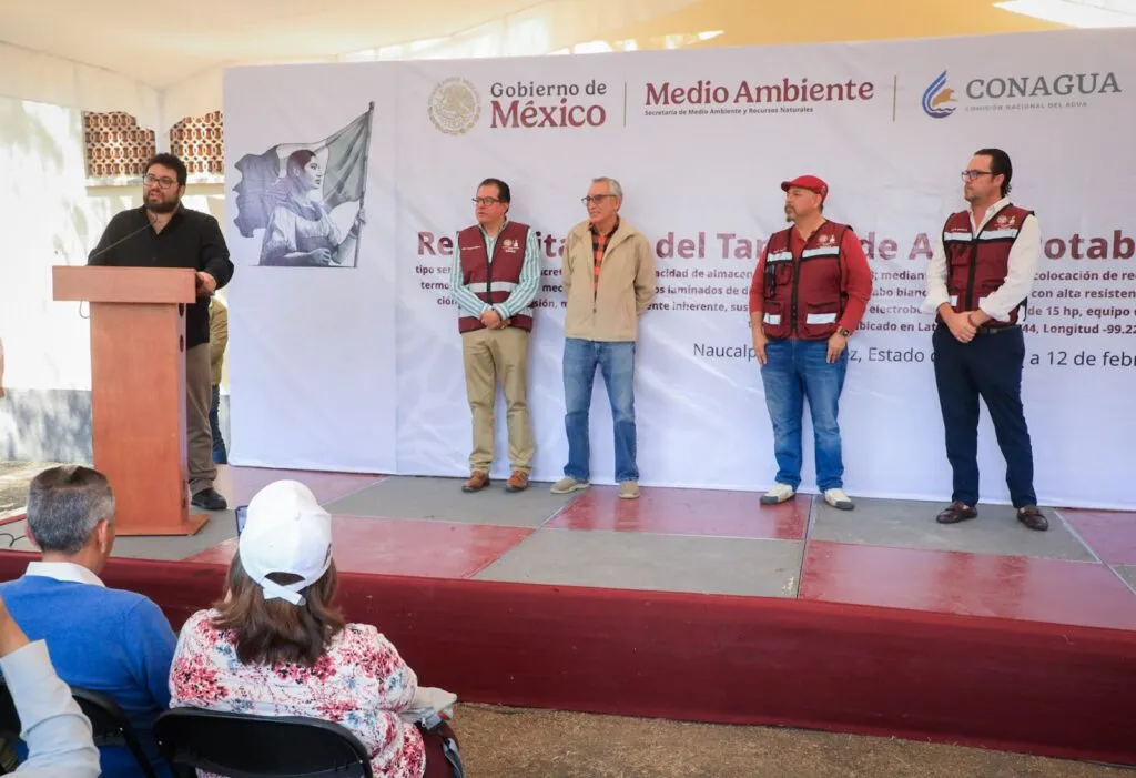 Continúa alcalde Isaac Montoya con obras para garantizar la renovación hidráulica en Naucalpan