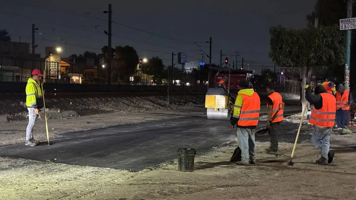 Cuautitlán: Avanza el programa de bacheo y balizado