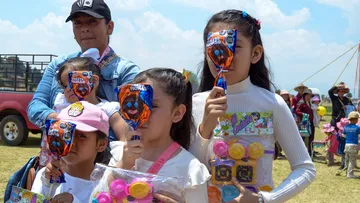 Niñas y niños de la zona norte de Almoloya de Juárez celebran el Día del Niño