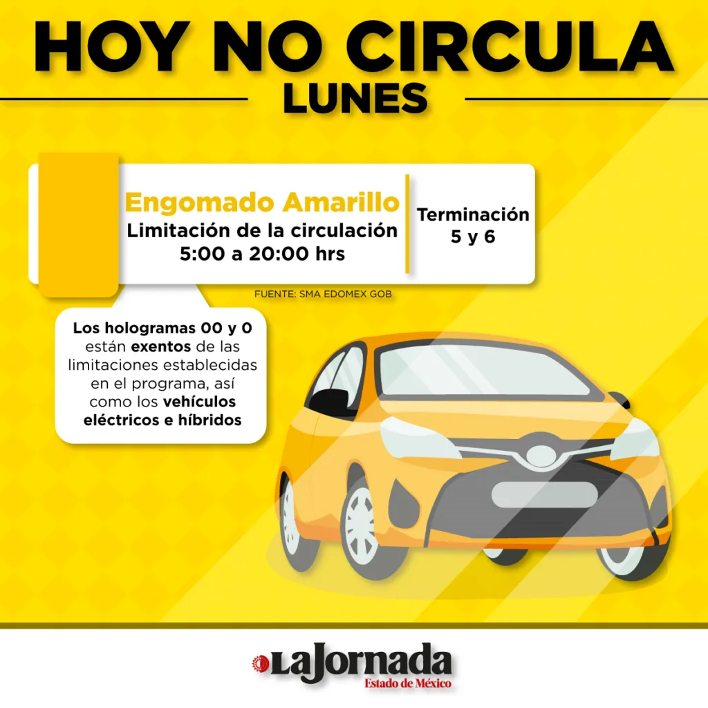 Hoy no circula Lunes: ¿Qué autos no circulan este 19 de enero?