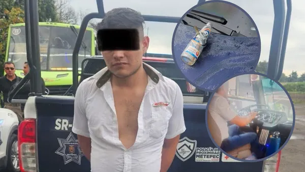 El detenido fue identificado como Jesús Antonio “N”, de 24 años, con domicilio en el fraccionamiento Izcalli Cuauhtémoc IV.