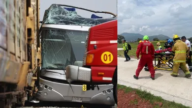 Canapat lamenta accidente entre tren y autobús de pasajeros en Atlacomulco