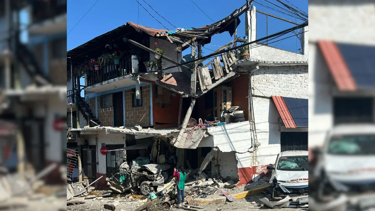 Camión sin frenos deja seis lesionados y viviendas afectadas tras choque en Valle de Bravo