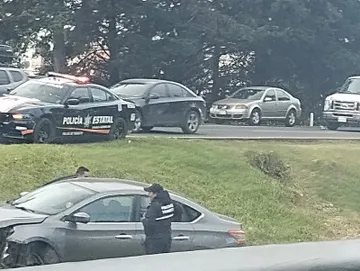 Precaución reportan accidente en Paseo Tollocan