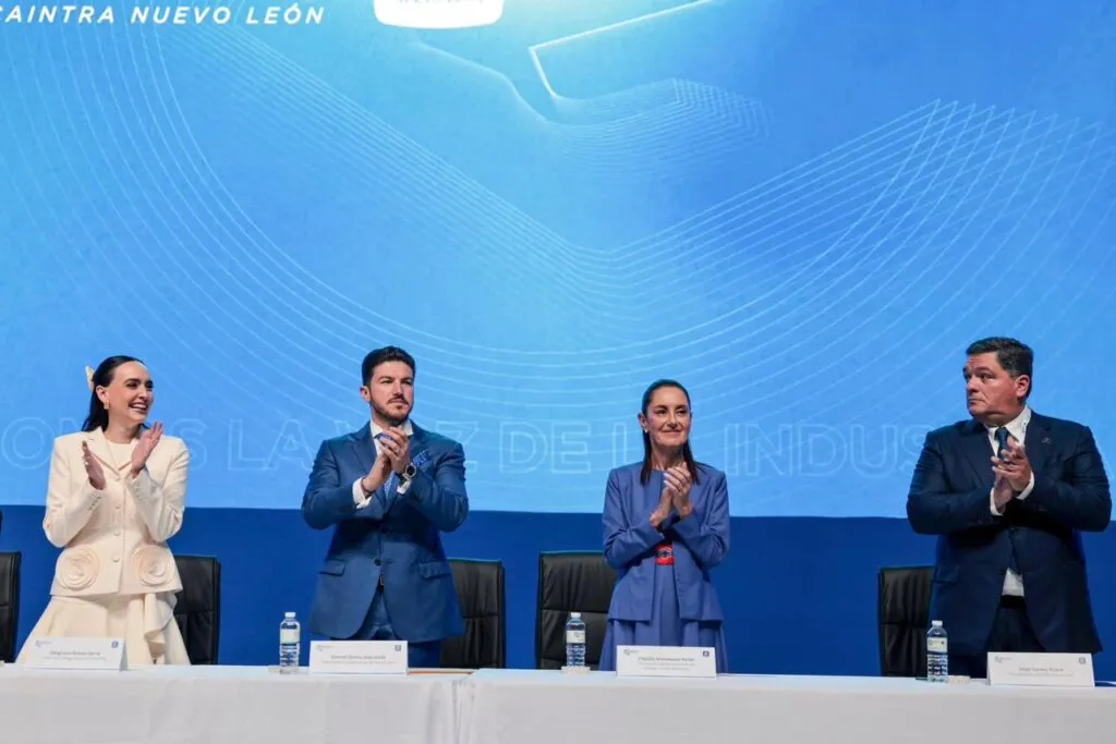Sheinbaum en Nuevo León: Inversión de 5.6 billones de pesos y certidumbre por el T-MEC