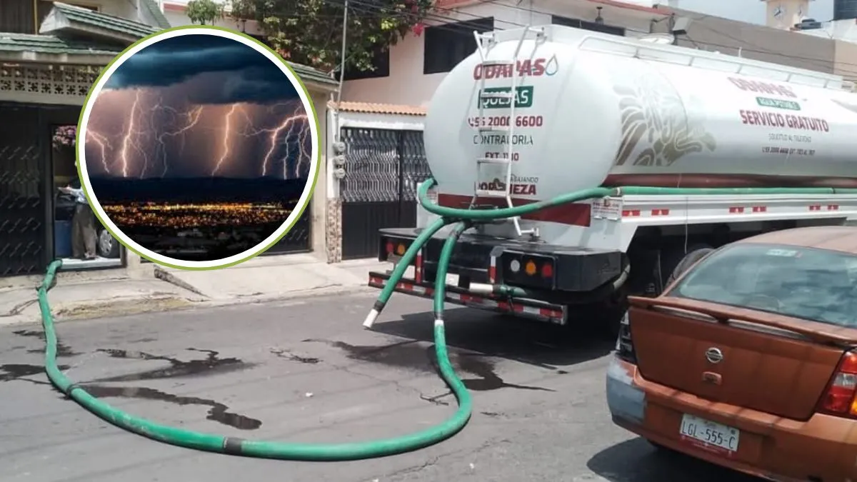 Pozo que fue impactado por rayo en Nezahualcóyotl reanuda operación