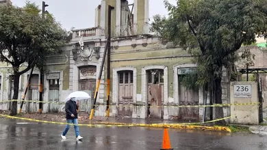 La zona tuvo que ser acordonada
