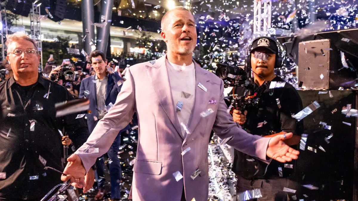 Brad Pitt visitó Naucalpan para la premier de F1, su nueva película sobre Fórmula 1.