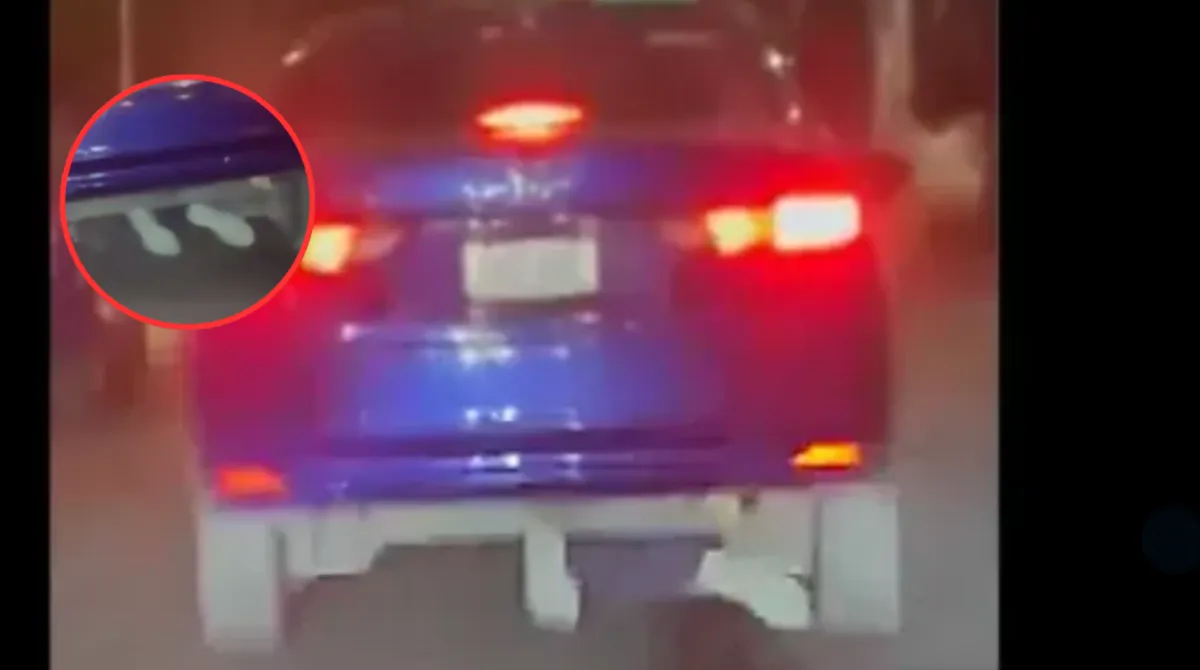 [VIDEO] Tragedia vial en Iztapalapa: auto arrastra a repartidor y huye