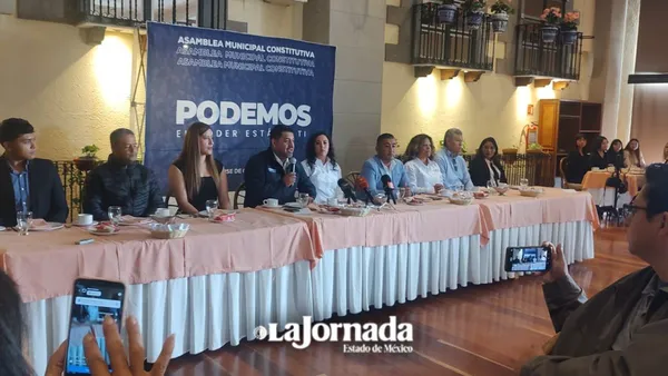 Agrupación "Podemos" busca registro como partido en 2026 en Edomex