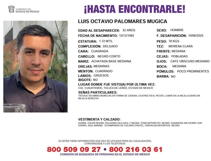 Localizan sin vida a árbitro profesional desaparecido en Toluca