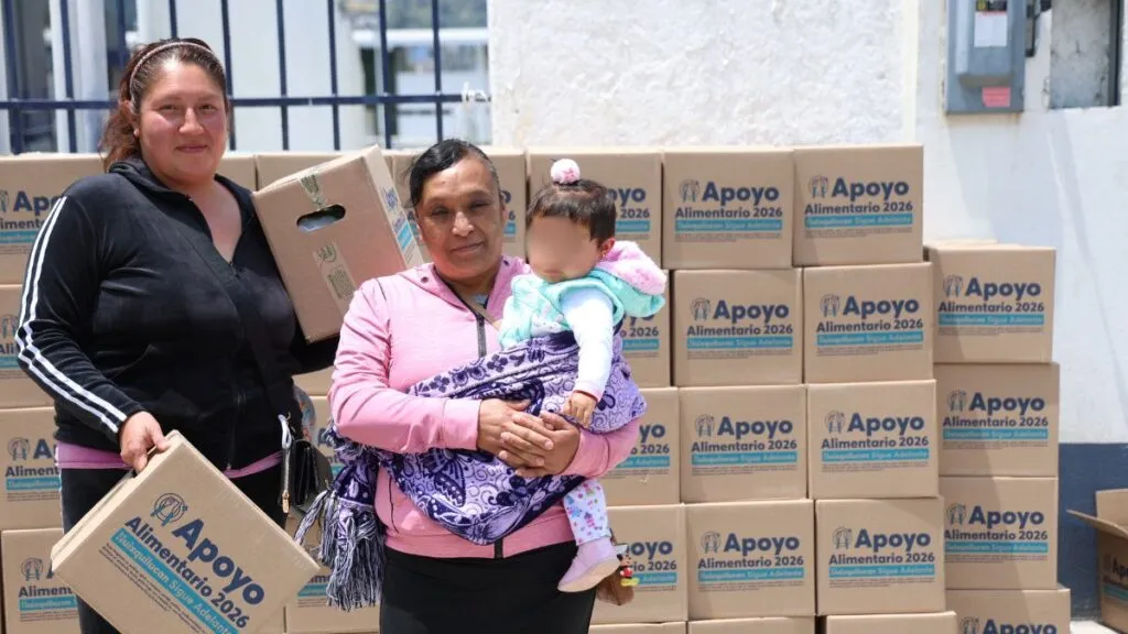 Huixquilucan inicia la entrega de 28 mil despensas para apoyar la alimentación de las familias vulnerables