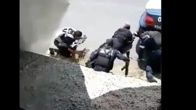 Policías asesinados en Coatepec Harinas