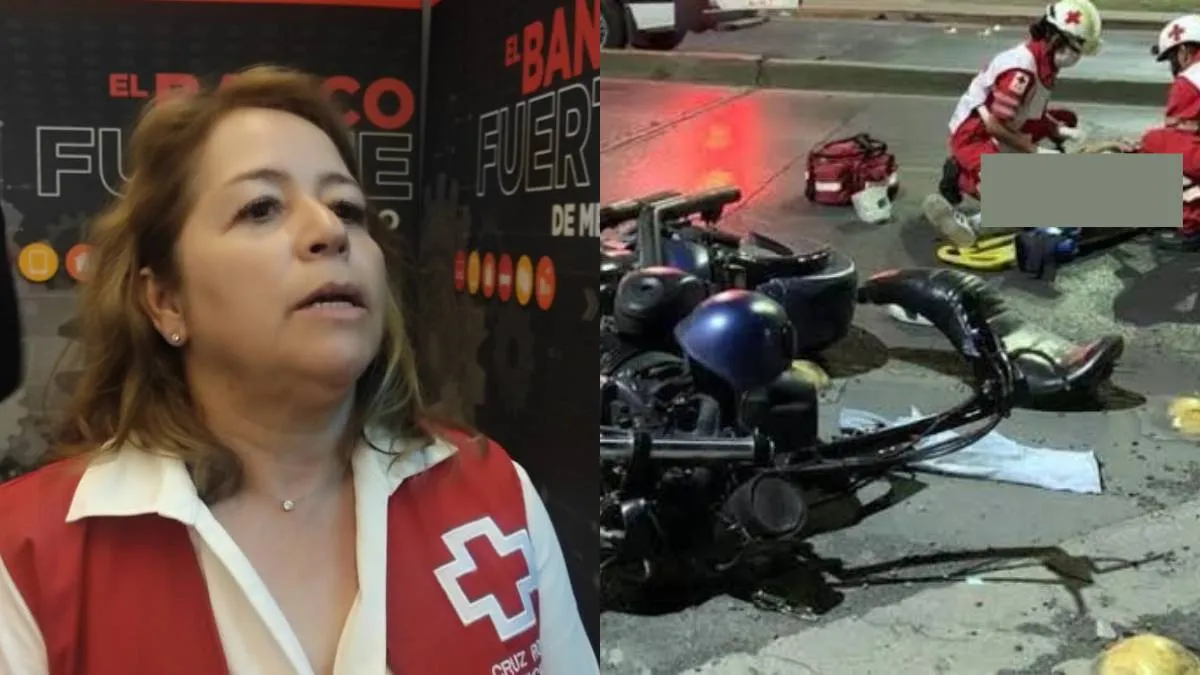 Un promedio diario de 10 accidentes de motociclistas atiende la Cruz Roja Naucalpan
