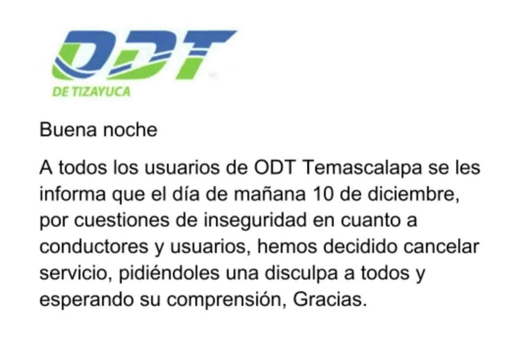 Ola de violencia deja sin transporte a municipios del Edomex e Hidalgo