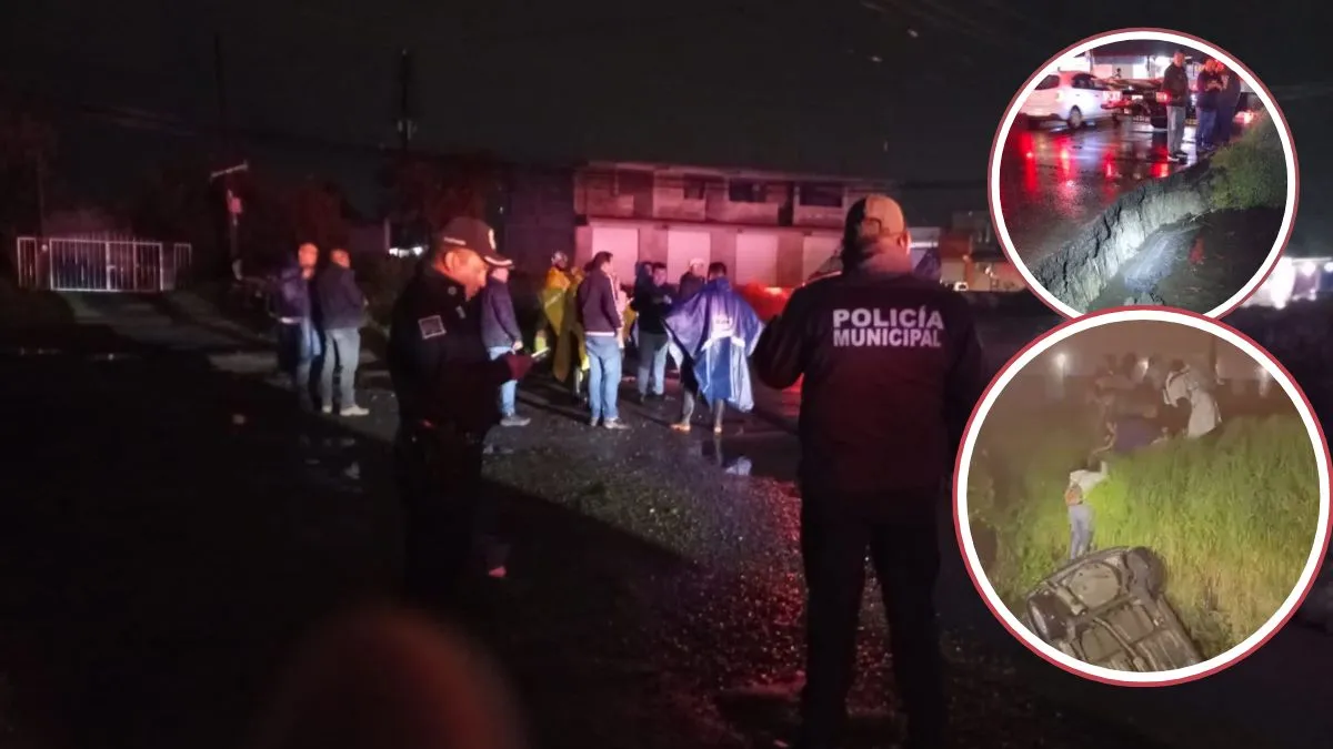 PC de Toluca rescató a dos personas tras caer al Río Verdiguel