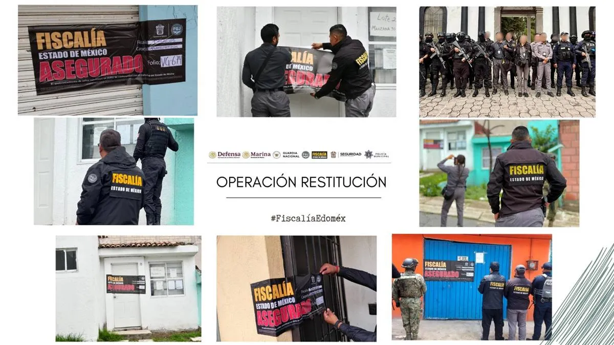 Operación Restitución:  aseguran 44 inmuebles en 15 municipios