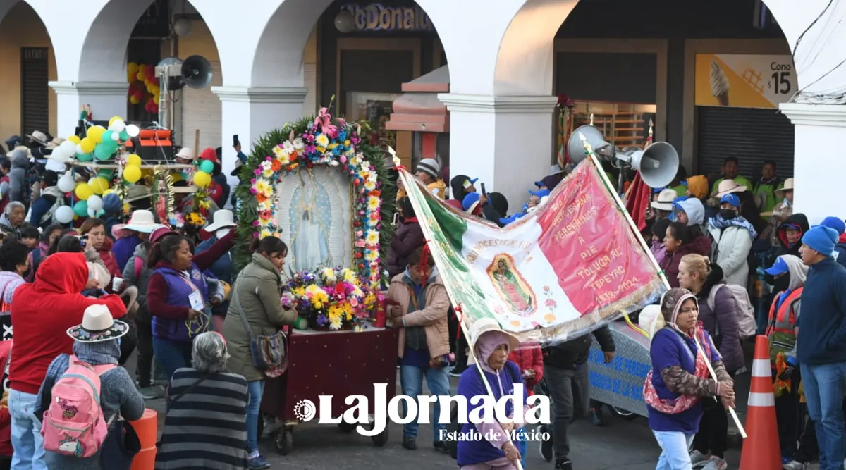 Ya hay fecha para Peregrinación de Toluca a la Basílica de Guadalupe