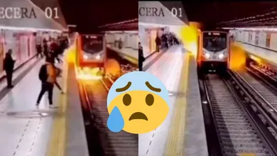 Cámara captó el momento de la 'explosión' en la estación Sevilla de la Línea 1 del Metro CDMX.