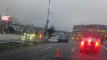 CDMX: Se registra carambola en Santa Fe