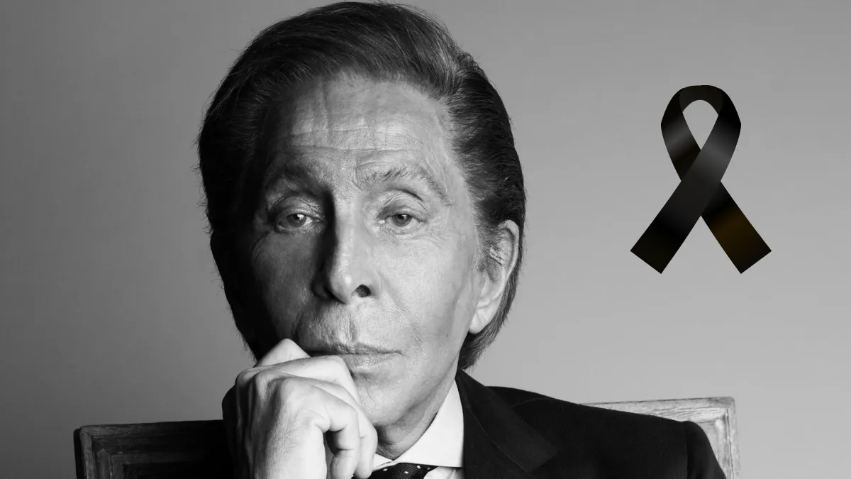 Muere Valentino Garavani, diseñador italiano y fundador de la icónica casa de moda Valentino.