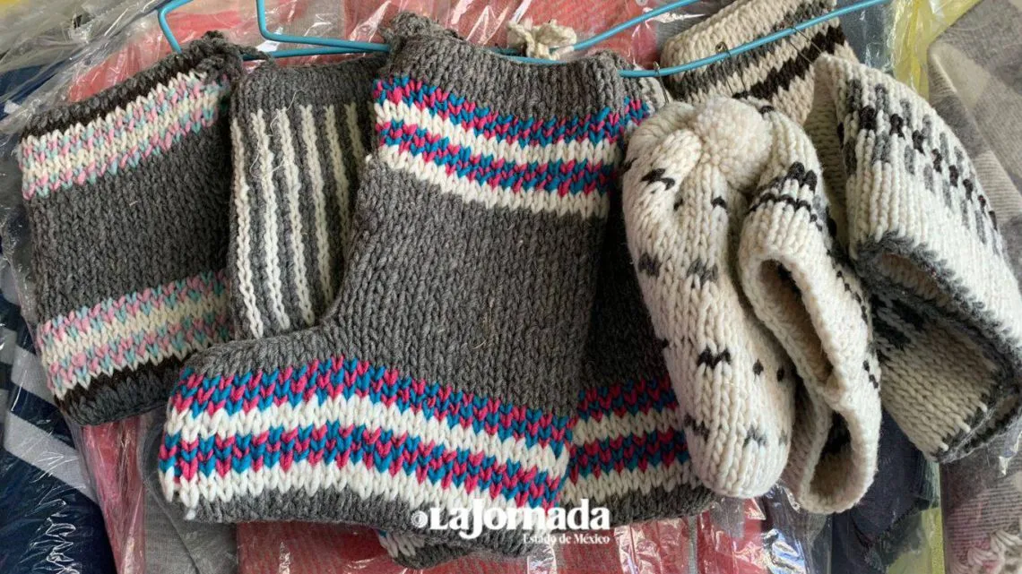 Chiconcuac teje suéteres de lana para la temporada invernal