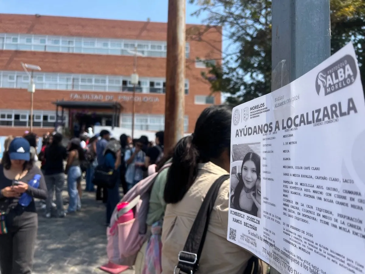 Estudiante de la UAEM cumple nueve días desaparecida