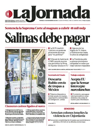 La Jornada Nacional | 14 de noviembre de 2025