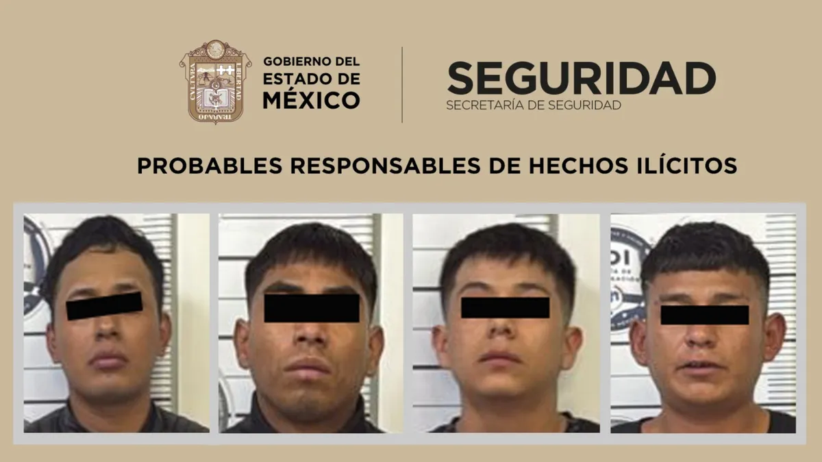 Chalco: Detienen a cuatro hombres por portación de armas