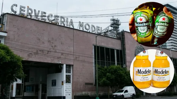 Fábrica de Grupo Modelo en la colonia Anáhuac, alcaldía de Miguel Hidalgo, en la Ciudad de México.