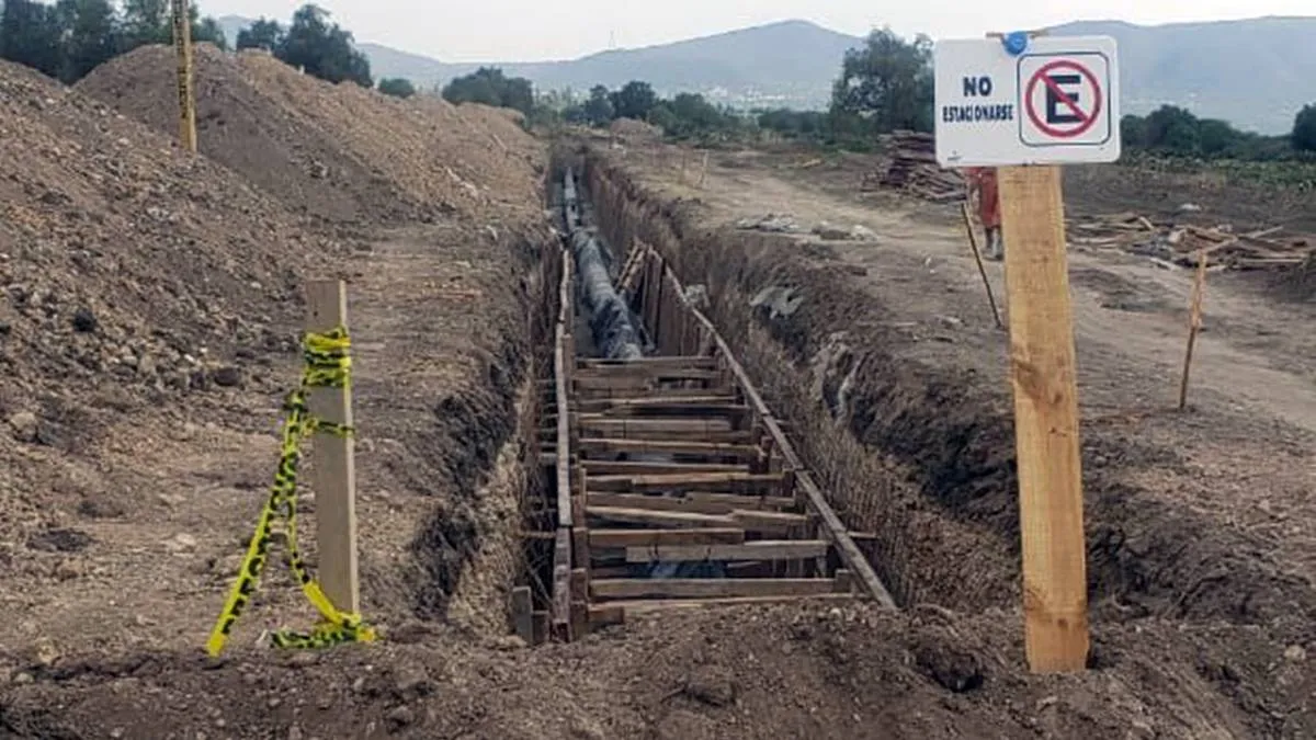 Sin embovedar ducto en zona de derrumbe por huachicol en Otumba
