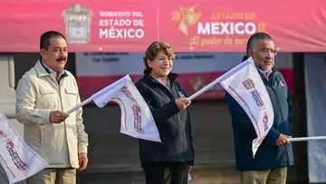Gobierno de Delfina Gómez envía 15 toneladas de ayuda humanitaria y víveres a Hidalgo