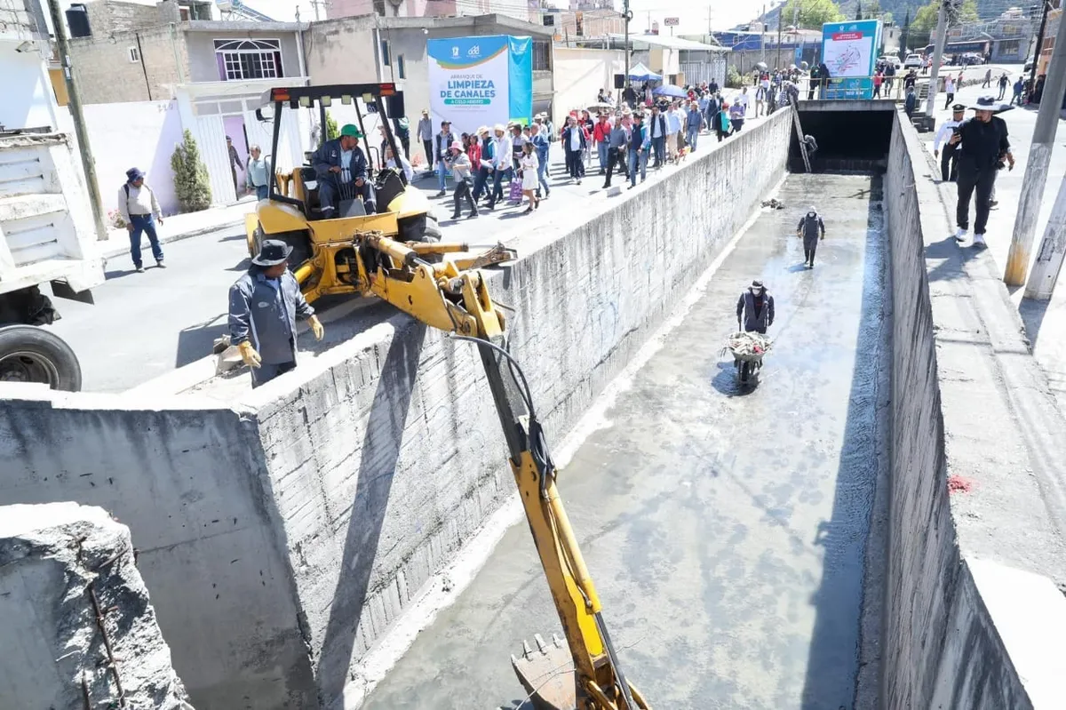 Toluca: Inauguran rehabilitación del pozo La Maquinita