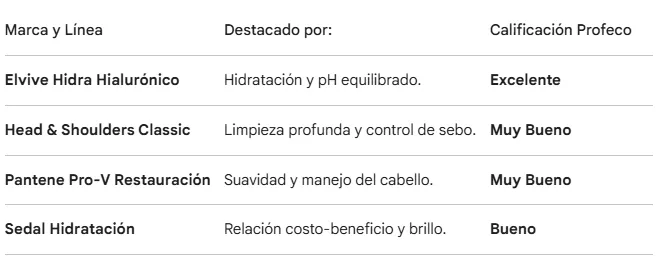 ¿Cuál es el mejor shampoo de 2026? Profeco revela la lista definitiva