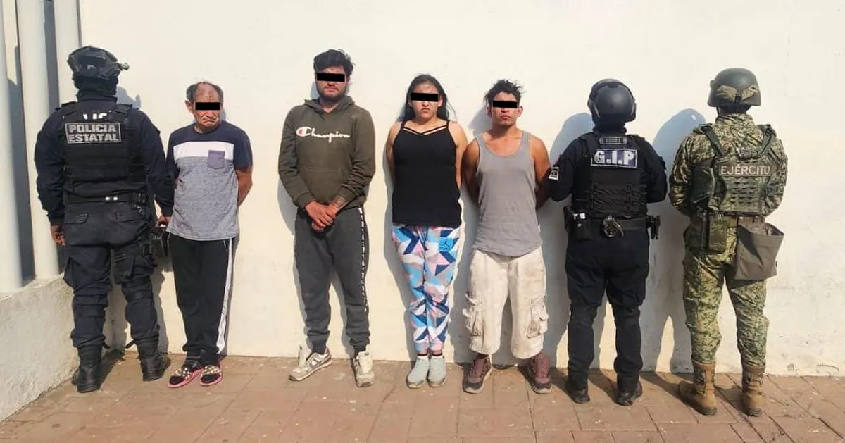 Cae célula criminal en Edomex tras denuncia ciudadana