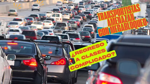 El 1 de septiembre habrá un megabloqueo de transportistas en accesos a la CDMX y la México-Pachuca, afectando el regreso a clases.