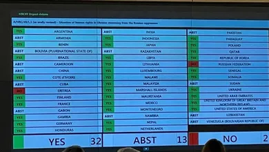 “Igualmente, acompañamos el momento de silencio por las víctimas de este lamentable conflicto”, reportó la misión mexicana luego de la aprobación de la resolución en el contexto del 49 período de sesiones del Consejo, que se celebra en Ginebra. Foto tomada del Twitter de @MisionMexOI