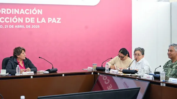 Delfina Gómez destaca disminución del 26% en delitos por homicidio doloso