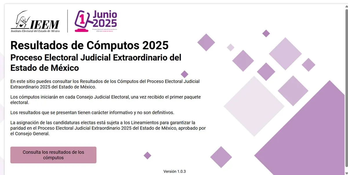 IEEM comienza cómputo de resultados por Elección Judicial