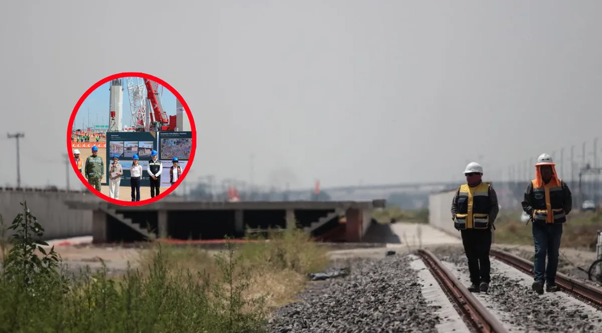 Obras del tren México-Pachuca presentan avances de 9.3%