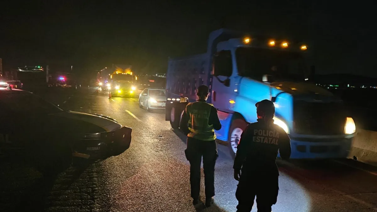 Secretaría De Seguridad Del Edomex realizó operativo blindaje carretero sobre el circuito exterior mexiquense