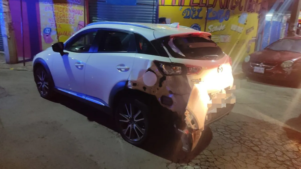 Acolman: Tras persecución, recuperan un auto robado