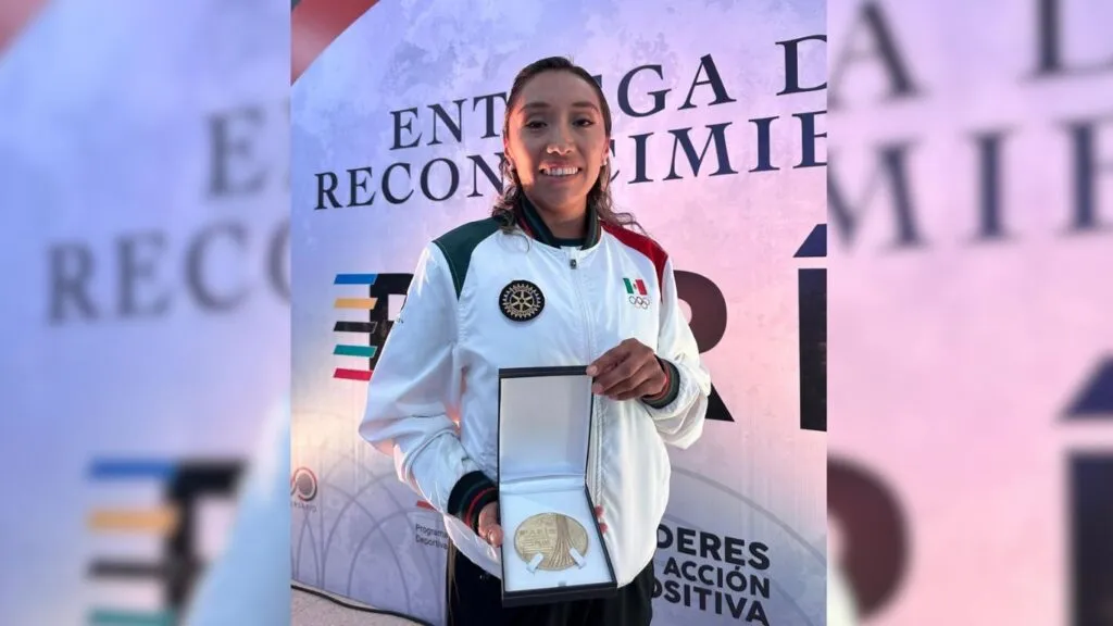 Margarita Hernández, atleta olímpica mexiquense, destaca que el deporte previene la violencia