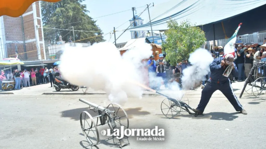 Batalla del 5 de mayo revive en Calimaya