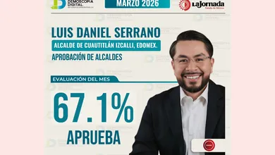 Luis Daniel Serrano aprobación marzo 2026 Cuautitlán Izcalli ranking alcaldes Estado de México