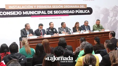 Instalacion y primera sesión ordinaria del consejo de seguridad pública en el municipio de Toluca.